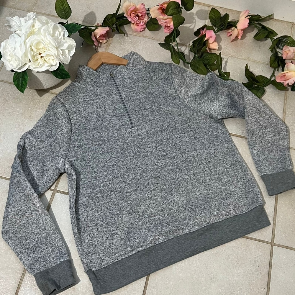 ✨️5-Sweater with zipper, size M, gray color✨️